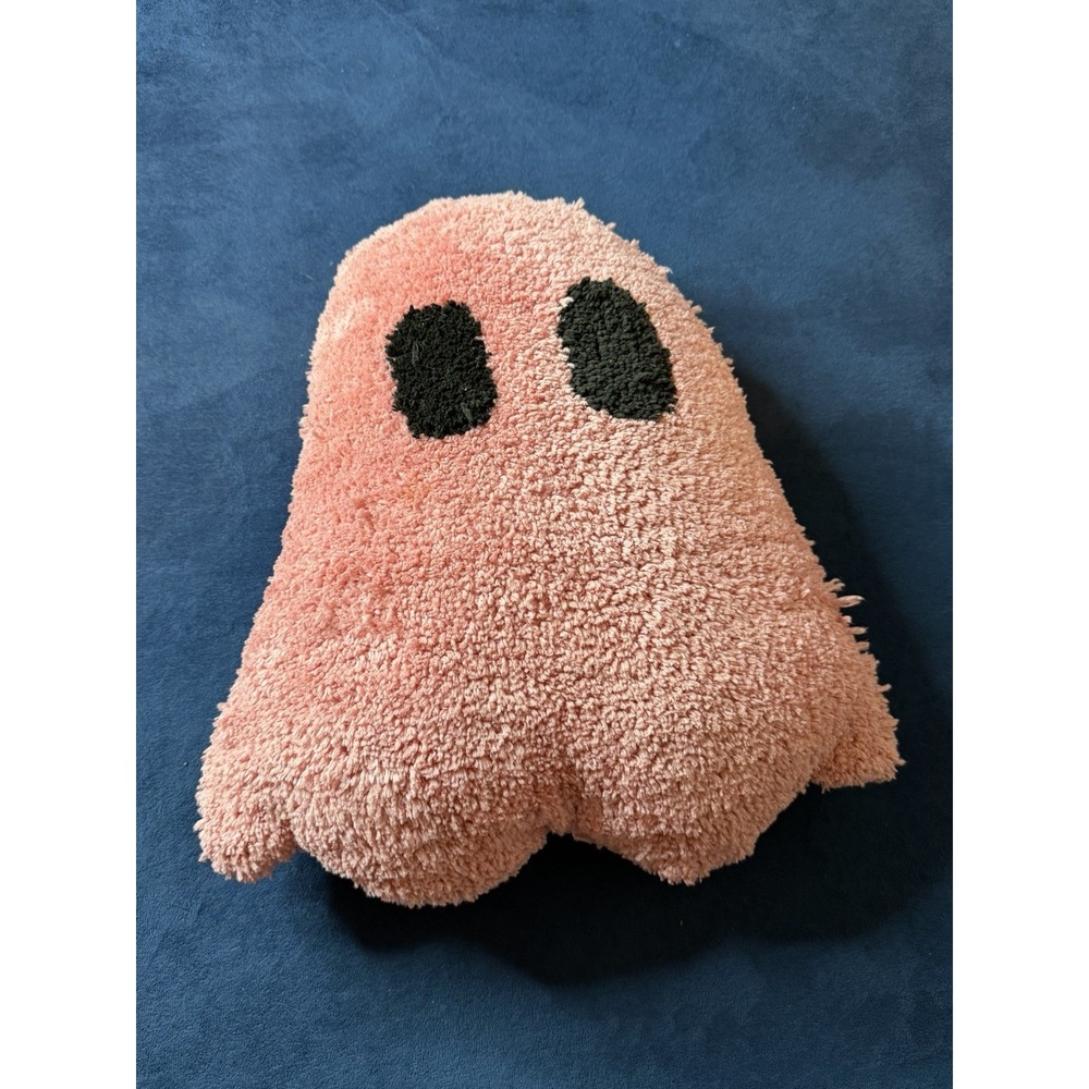 Cupcakes And Cashmere Ghost Plush Pillow XL Hot Pink Pac-Man